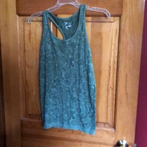 Green seamless tank top